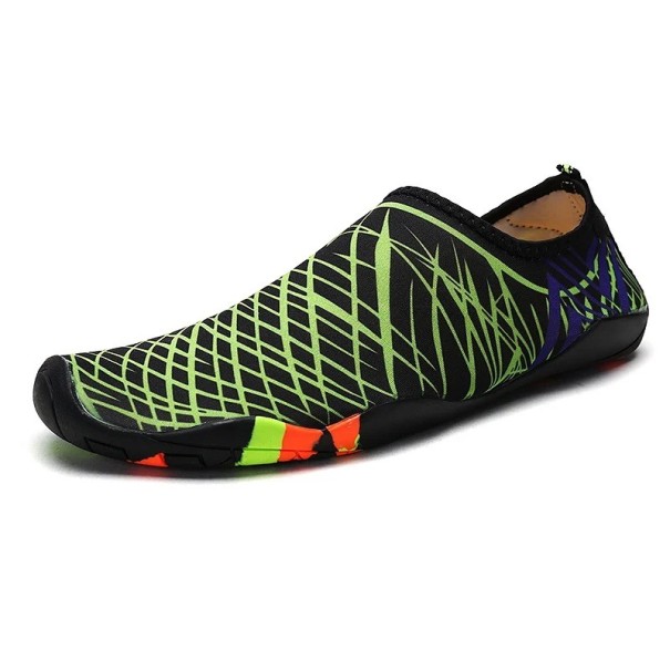Boty do vody unisex Barefoot střih Nazouvací Pružný svršek z polyesteru Podrážka z pryže a EVA Na plavání šnorchlování i vodní sporty zelená 44