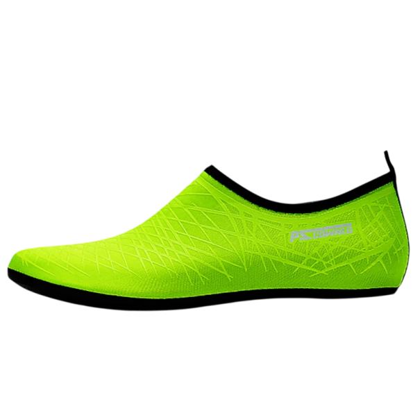 Boty do vody unisex Barefoot střih Protiskluzová pryžová podrážka Pružný svršek z EVA Na plavání šnorchlování i vodní sporty zelená 38,5
