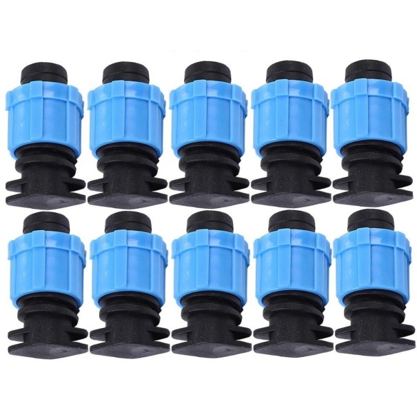 Bouchon terminal pour goutteur d'irrigation 10 pcs 1