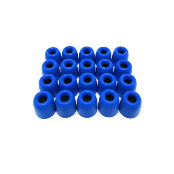 Bouchons de rechange pour écouteurs 20 pcs bleu L
