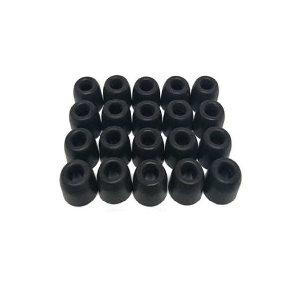 Bouchons de rechange pour écouteurs 20 pcs noir M