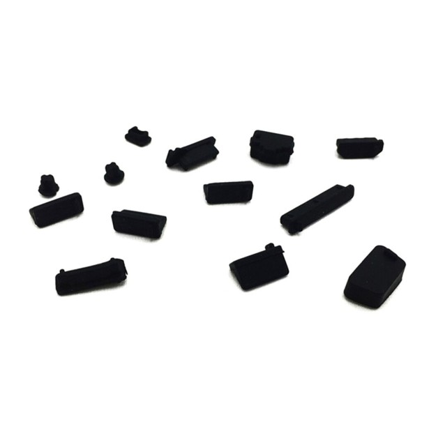 Bouchons en silicone pour connecteurs de portable 13 pcs 1