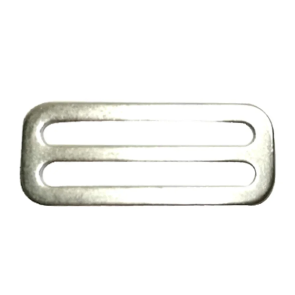 Boucle pour ceinture de lest de plongée 6,1 x 2,3 cm en acier inoxydable Sangle solide pour ceinture de 2" Protection lors de la plongée Équipement de plongée 1