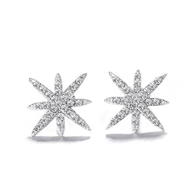 Boucles d'oreilles à clou étoile pour femmes 1
