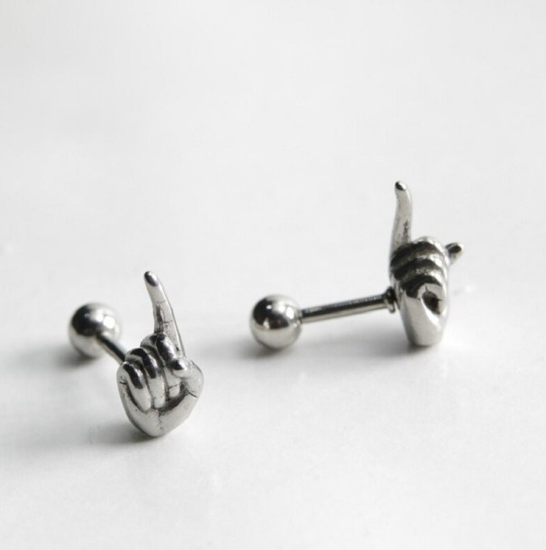 Boucles d'oreilles à clou G2541 2
