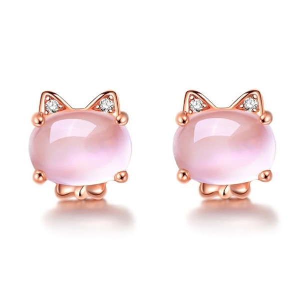 Boucles d'oreilles à clou pour femmes avec cristal G1293 1