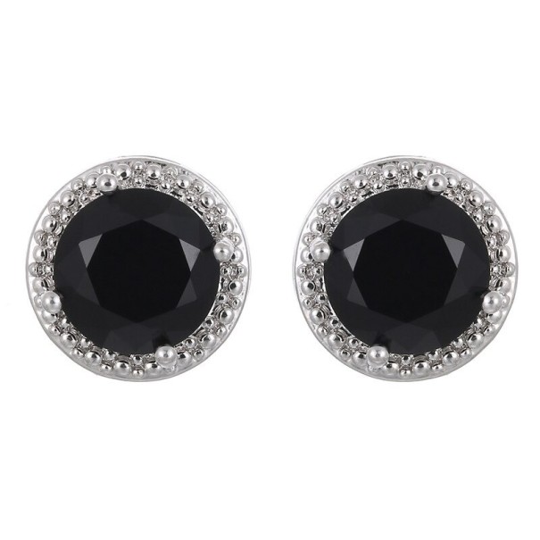 Boucles d'oreilles à clou pour femmes avec zircons G465 1