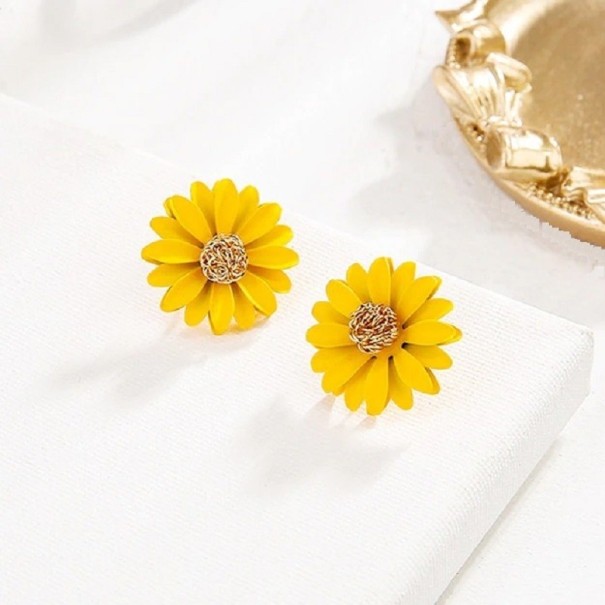 Boucles d'oreilles à clou pour femmes fleurs 1