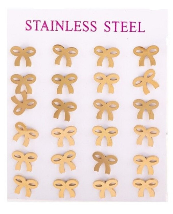 Boucles d'oreilles à clous pour femmes 12 paires G1213 10