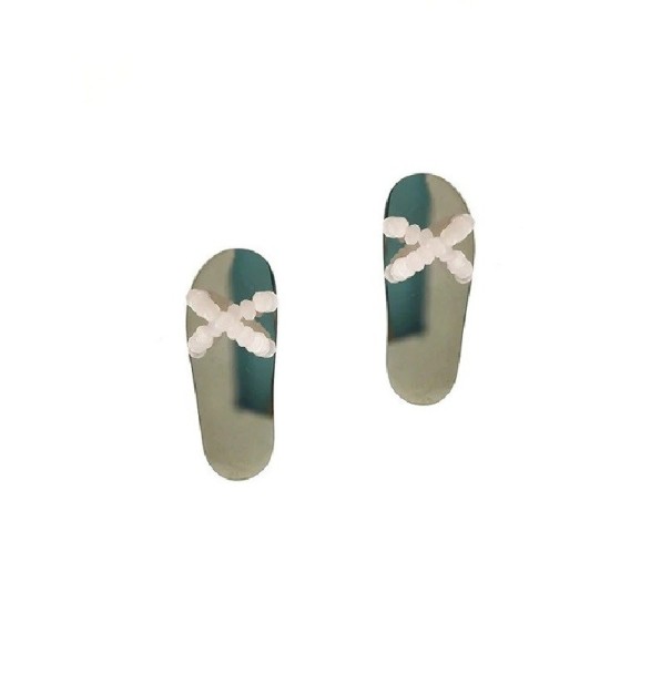 Boucles d'oreilles avec anneau pour Apple Airpods / Huawei FreeBuds rose clair