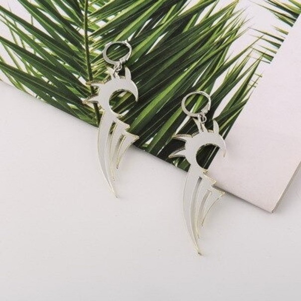 Boucles d'oreilles circulaires pour femmes avec pendentif G463 10