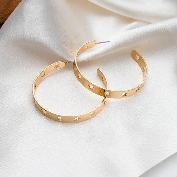 Boucles d'oreilles circulaires pour femmes G717 2