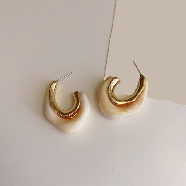 Boucles d'oreilles créoles pour femmes G482 7