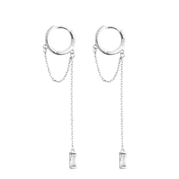 Boucles d'oreilles créoles pour femmes H869 1
