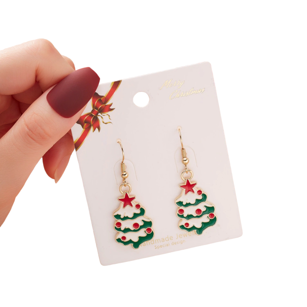Boucles d'oreilles de Noël 3