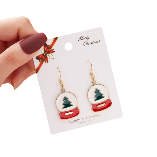 Boucles d'oreilles de Noël 8