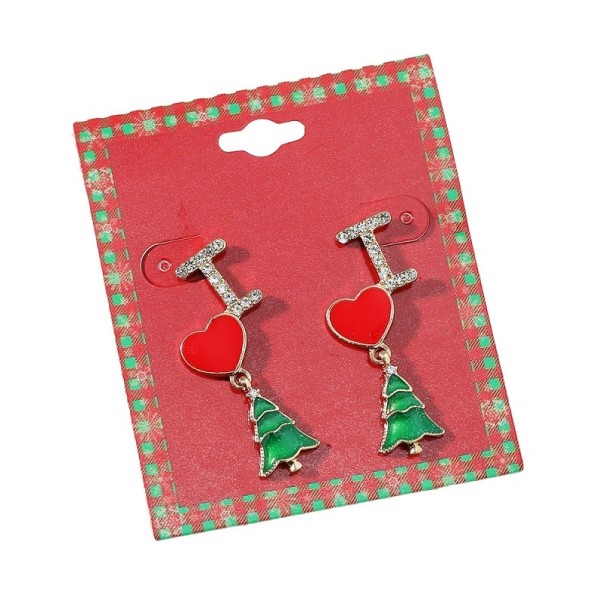 Boucles d'oreilles de Noël pour femmes N987 5