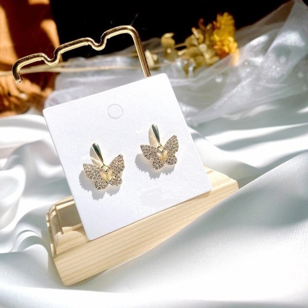 Boucles d'oreilles femme papillon H785 1