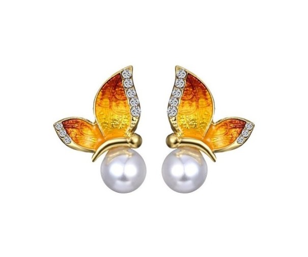 Boucles d'oreilles femme papillon H820 4