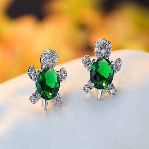 Boucles d'oreilles femme tortue 1