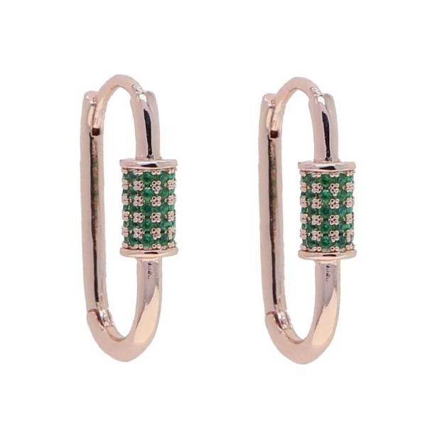 Boucles d'oreilles femmes G1274 vert
