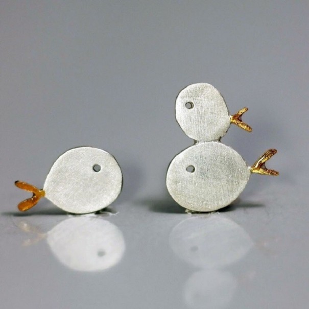 Boucles d'oreilles femmes poisson 1