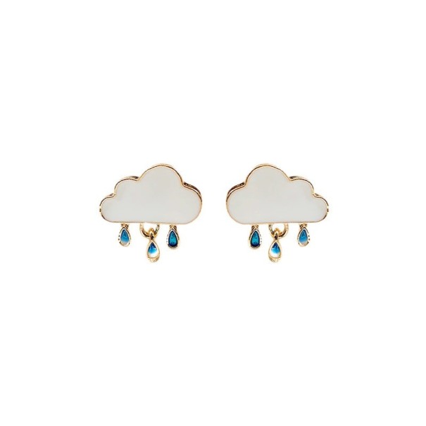 Boucles d'oreilles nuage pour femmes 1