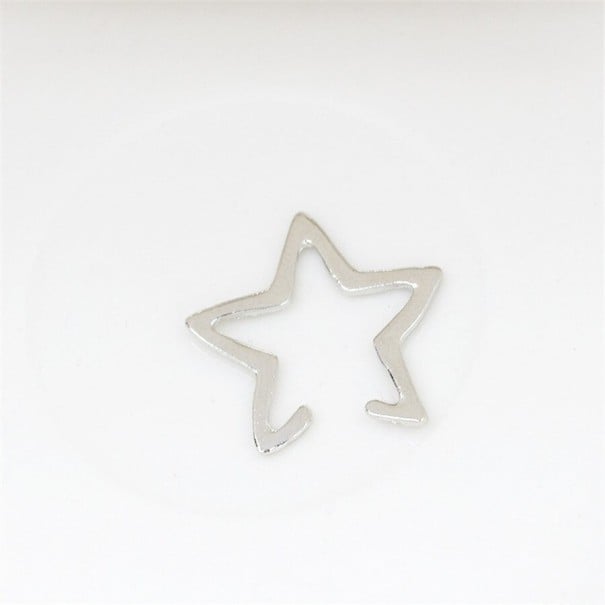 Boucles d'oreilles pendantes argenté 2