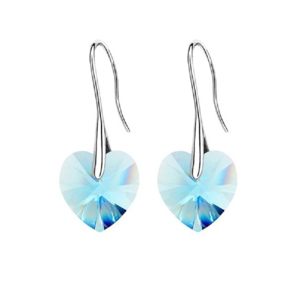 Boucles d'oreilles pendantes en forme de cœur A2835 3