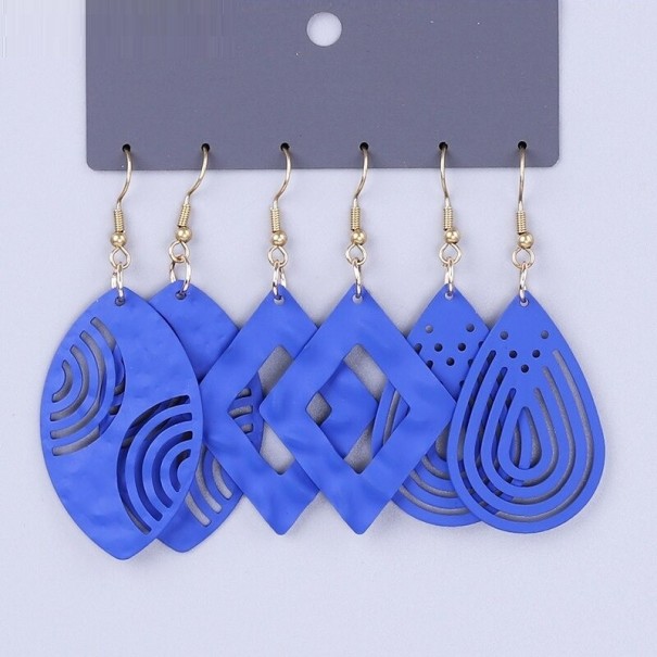 Boucles d'oreilles pendantes pour femmes 3 paires G392 27