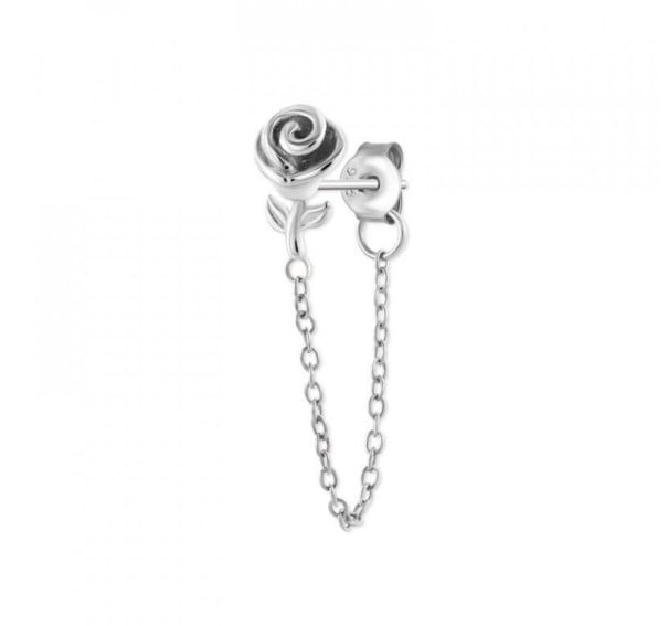 Boucles d'oreilles pendantes pour femmes argenté 6
