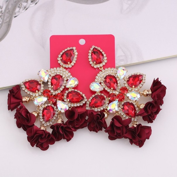 Boucles d'oreilles pendantes pour femmes avec cristal G1239 28
