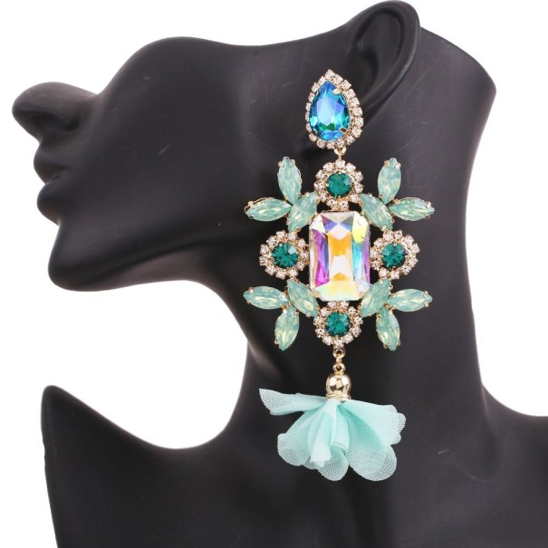 Boucles d'oreilles pendantes pour femmes avec cristal G1239 51