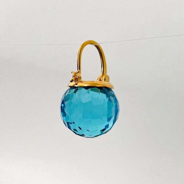 Boucles d'oreilles pendantes pour femmes avec des cristaux 3