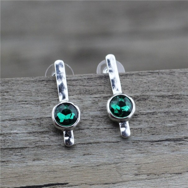 Boucles d'oreilles pendantes pour femmes avec zircon G1210 4