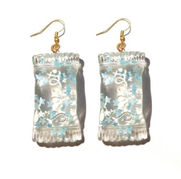 Boucles d'oreilles pendantes pour femmes bonbons 6