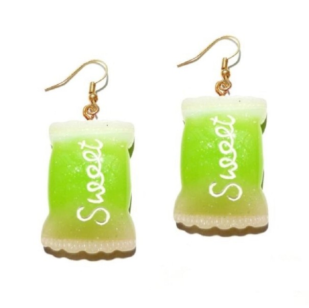 Boucles d'oreilles pendantes pour femmes bonbons 9