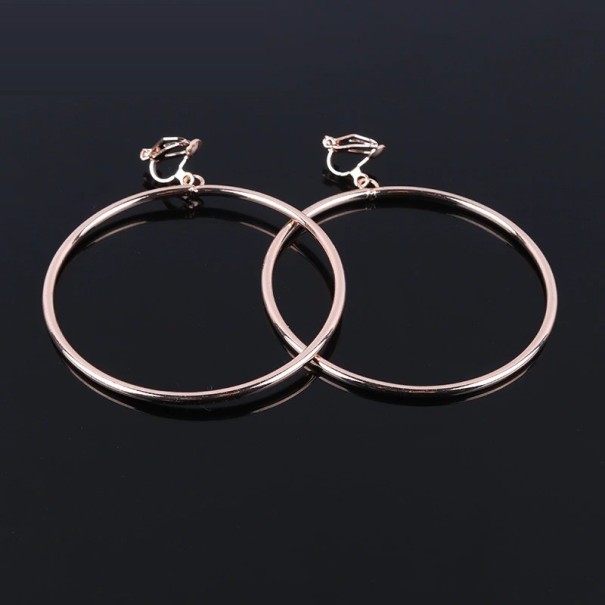 Boucles d'oreilles pendantes pour femmes en forme de cercle G664 vieux rose