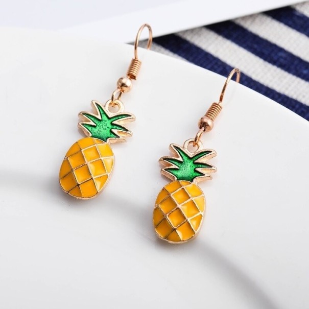 Boucles d'oreilles pendantes pour femmes en forme de fruit 4