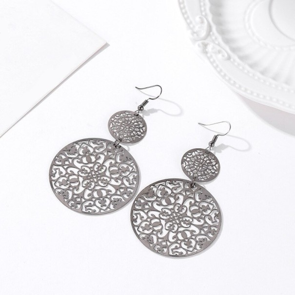 Boucles d'oreilles pendantes pour femmes G1039 noir