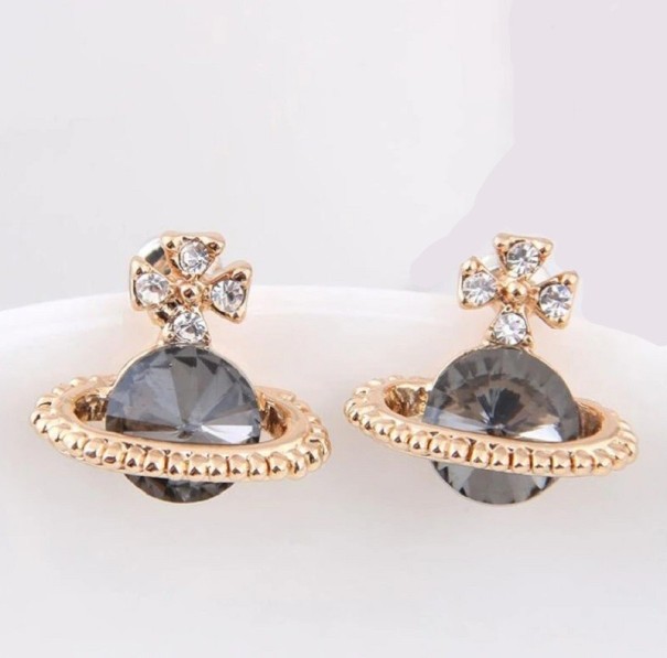 Boucles d'oreilles pendantes pour femmes G1110 gris