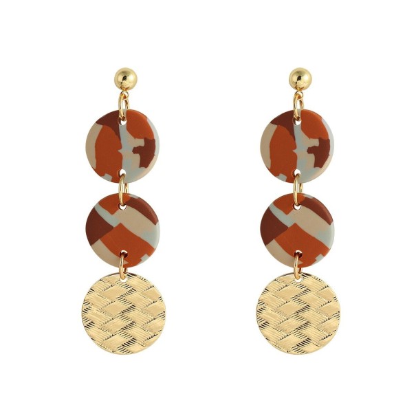 Boucles d'oreilles pendantes pour femmes G1219 5