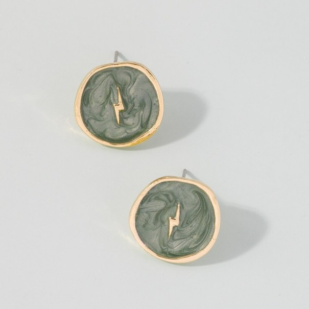 Boucles d'oreilles pendantes pour femmes G1379 vert