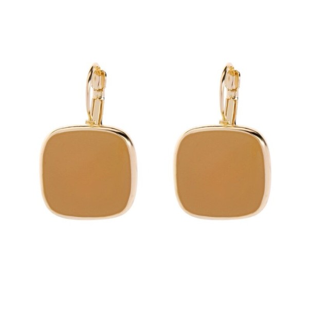 Boucles d'oreilles pendantes pour femmes G1469 beige