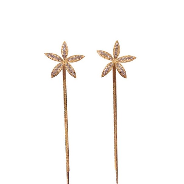 Boucles d'oreilles pendantes pour femmes G286 doré