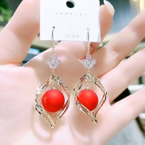 Boucles d'oreilles pendantes pour femmes G666 8