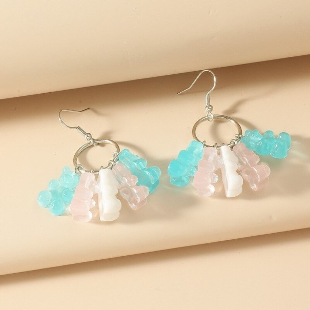 Boucles d'oreilles pendantes pour femmes G673 4
