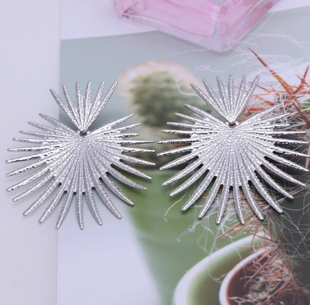 Boucles d'oreilles pendantes pour femmes G675 argenté