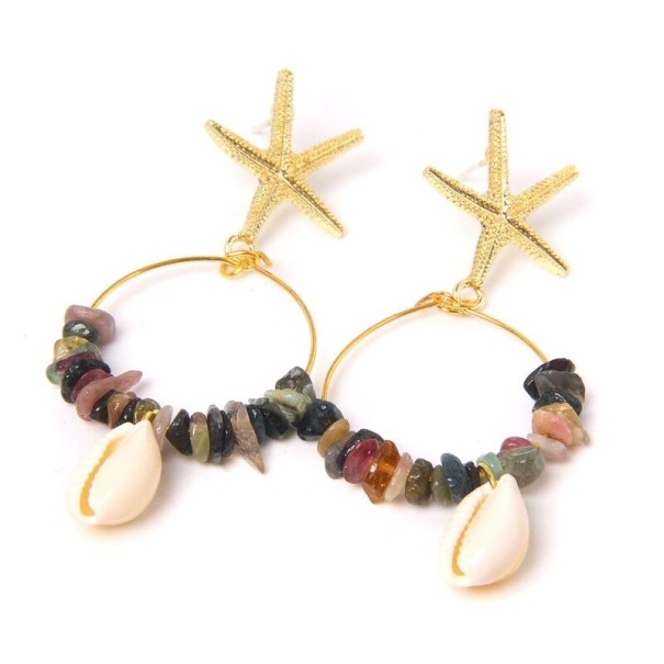 Boucles d'oreilles pendantes pour femmes G777 16