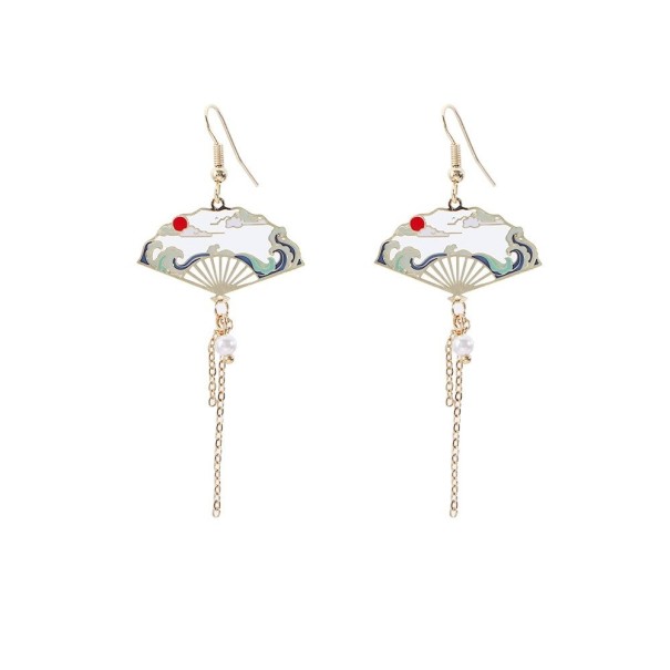 Boucles d'oreilles pendantes pour femmes G811 4